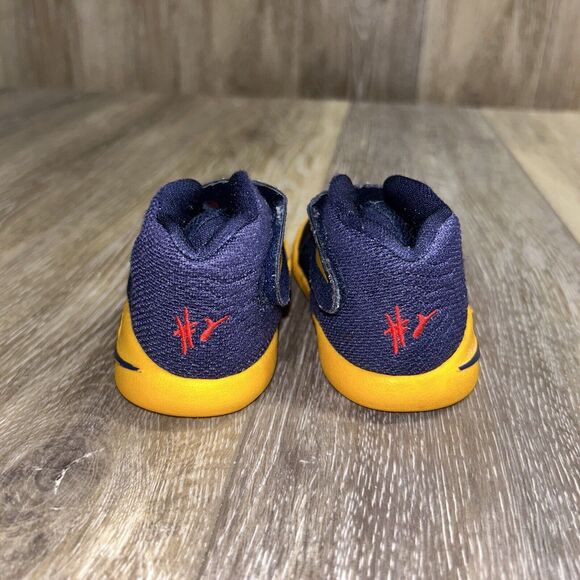 Nike Kyrie 2 Blue Yellow Toddler Youth US Size 5C Basketball Shoes 827281-447 - Picture 7 of 11